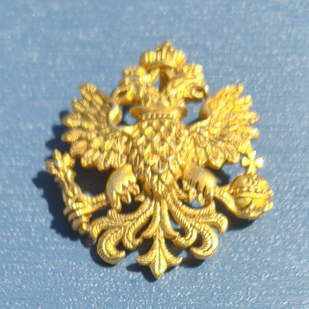 Imperial Eagle brooch / Pendant, Signed - Picture 8 of 16